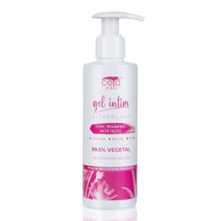 GEL INTIM 99.5% VEGETAL cu bicarbonat, aloe, musetel, acid lactic - 200 ml