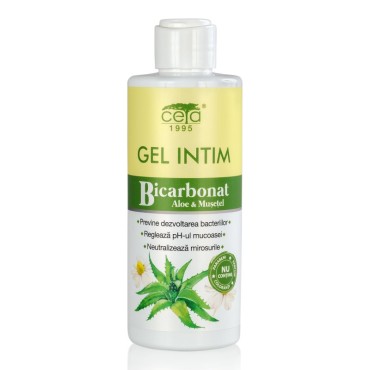 GEL INTIM CU BICARBONAT FLACON  200 ML aloe, musetel, acid lactic