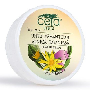 UNGUENT UNTUL PAMANTULUI, TATANEASA SI ARNICA